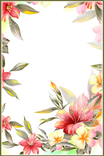 Красивые рамки с цветами - фото онлайн на витамин-п-байкальский.рф