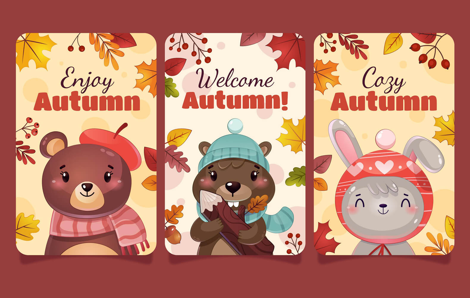 Осенние иллюстрации