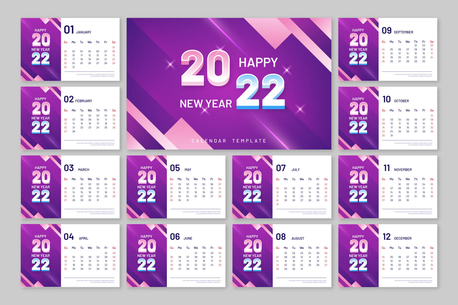 Календари 2022.