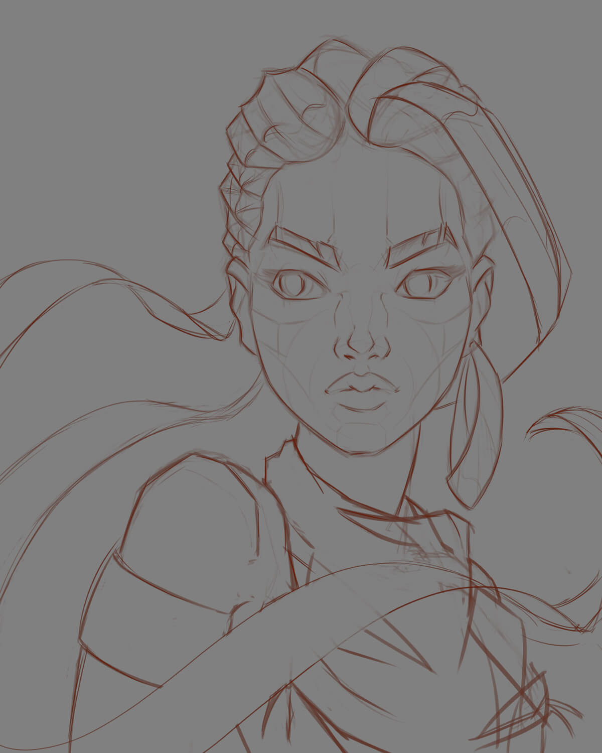 Фундамент Портрета для Digital художника