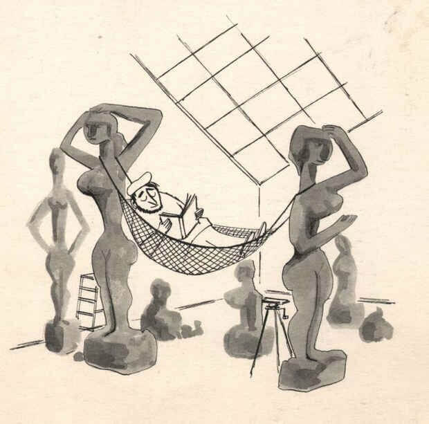 Обнаженная модель в представлении художника и реальности