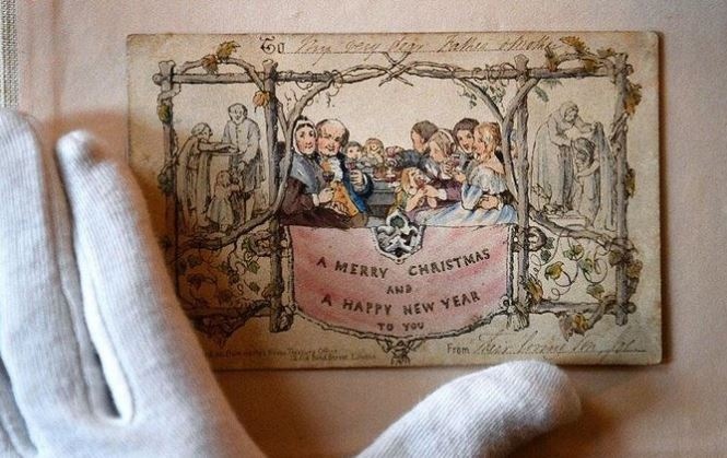 Первая в мире поздравительная открытка