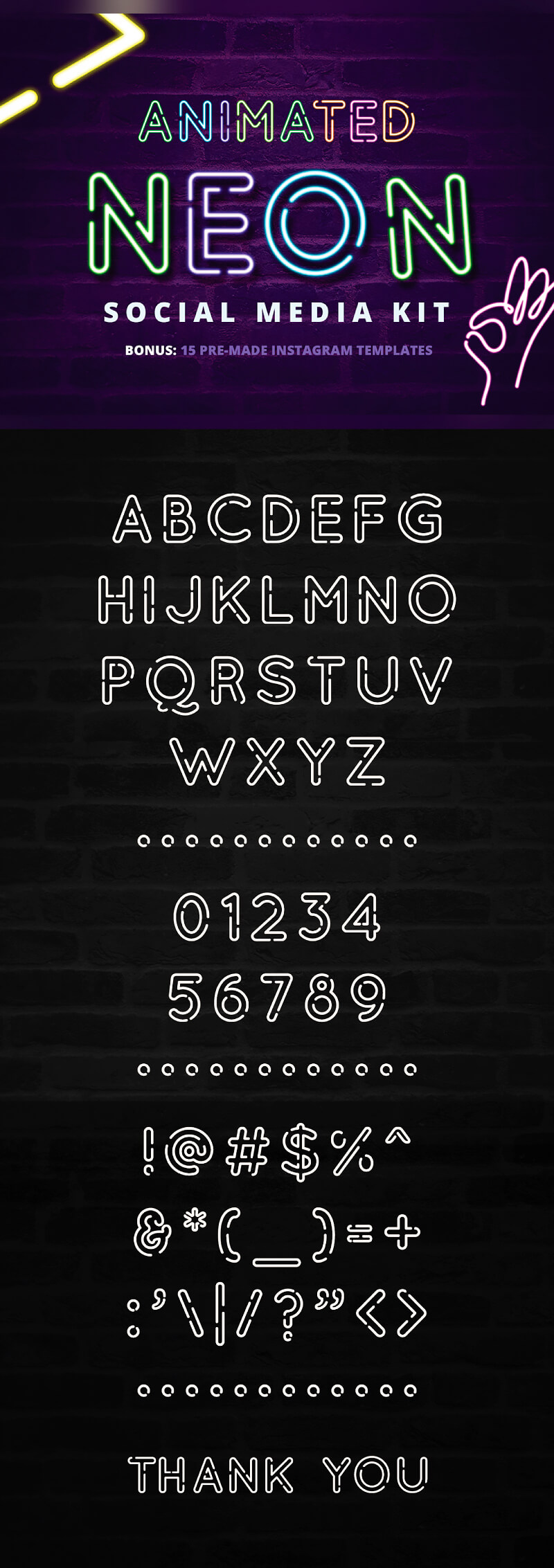 Неоновый микс. Наборы для Ps