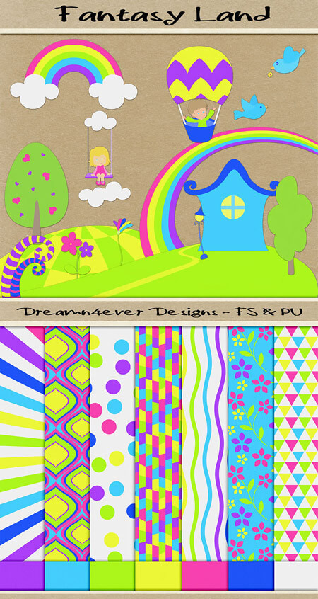 Неоновый микс. Наборы для Ps