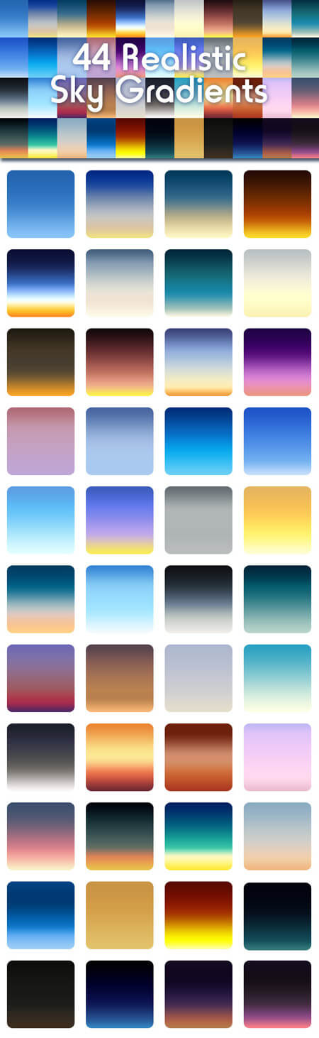 5 наборов градиентов для Ps (Дополнения)