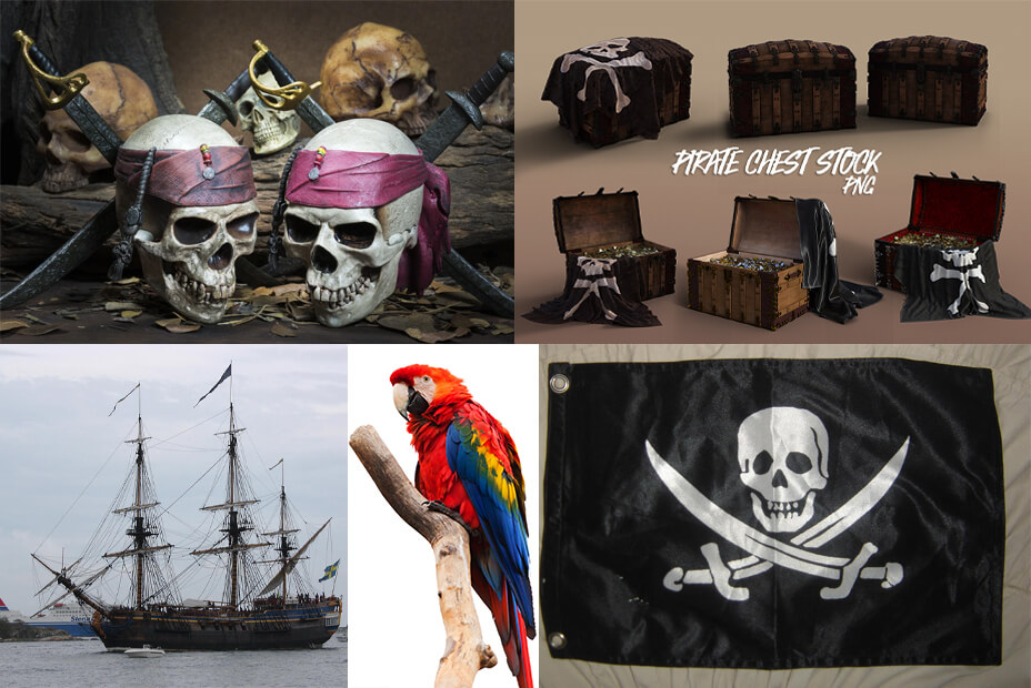 Анонимное состязание по коллажированию "Пиратские приключения"