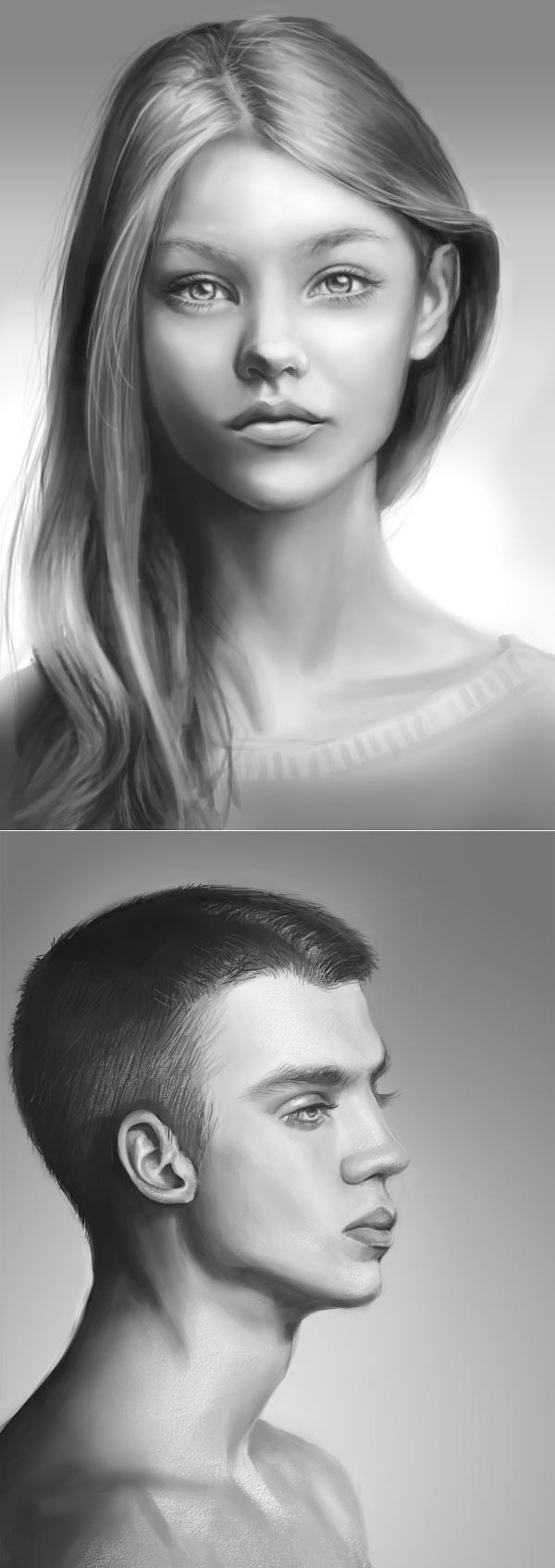 Создание карандашного портрета в Adobe Photoshop · Мир Фотошопа