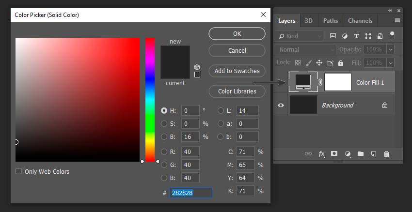 Как изменить цвет фона в пиксарте